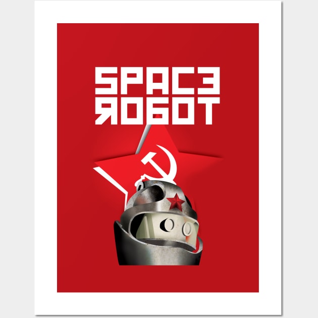 Space robot Wall Art by ZCardula